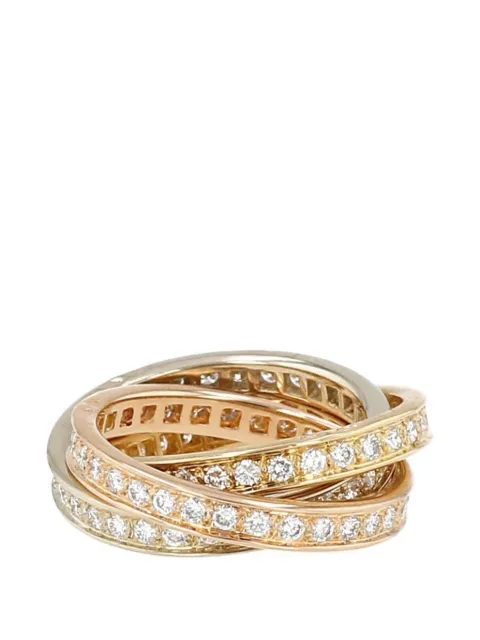 Cartier 2000s Trinity diamond ring