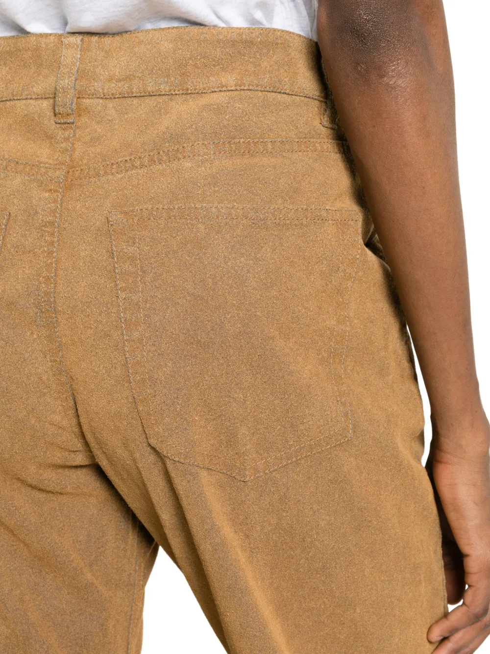 ASPESI Straight broek Bruin
