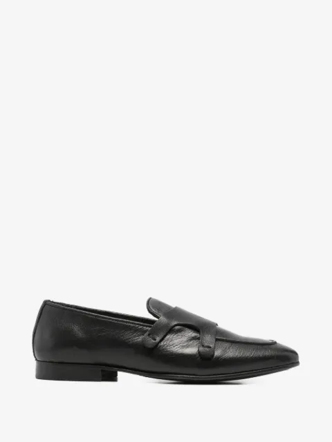 LeQarant grained leather loafers