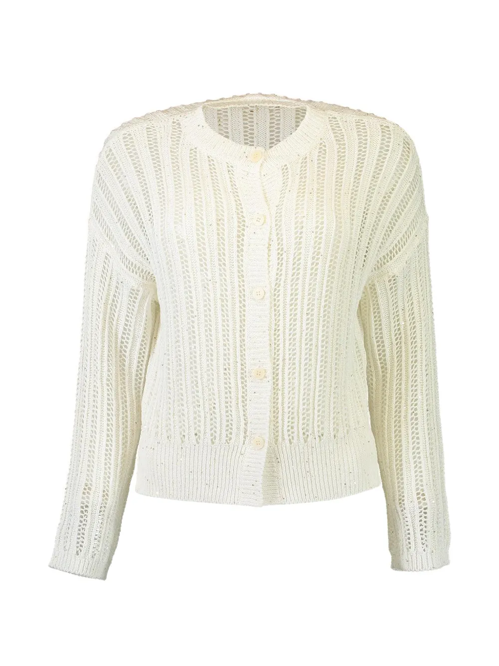 Antonelli Iperico sequin-embellished cardigan - Bianco