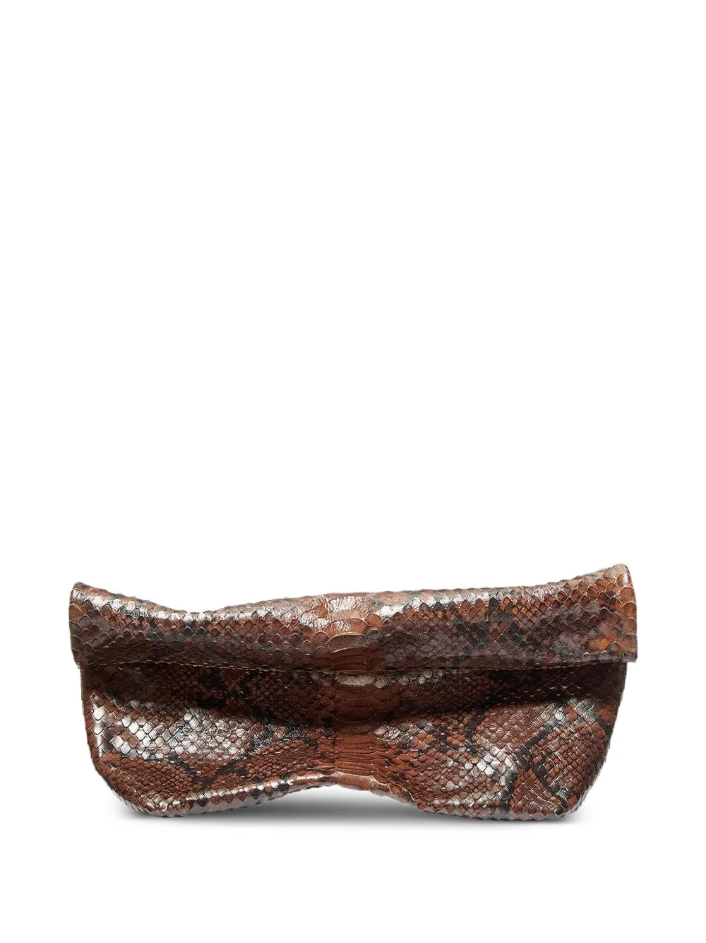 Michael Kors Collection Maggie clutch bag - Marrone
