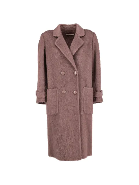 Agnona Vintage traje con doble botonadura y bolsillo de parche