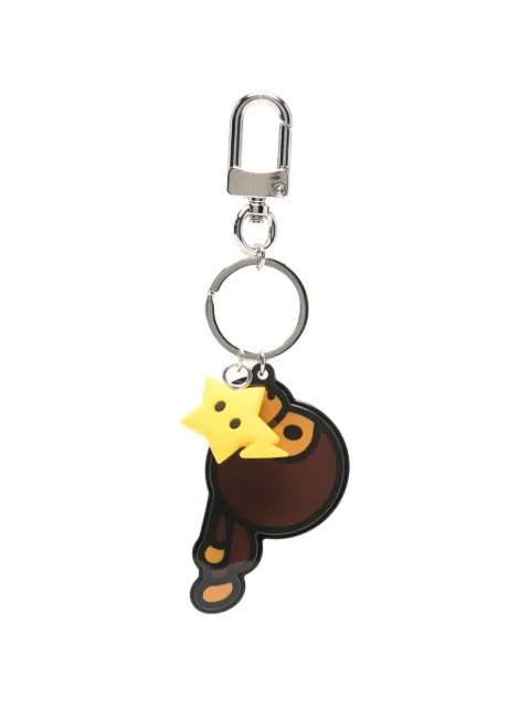 BAPE BLACK *A BATHING APE® Baby Milo star-charm keyring