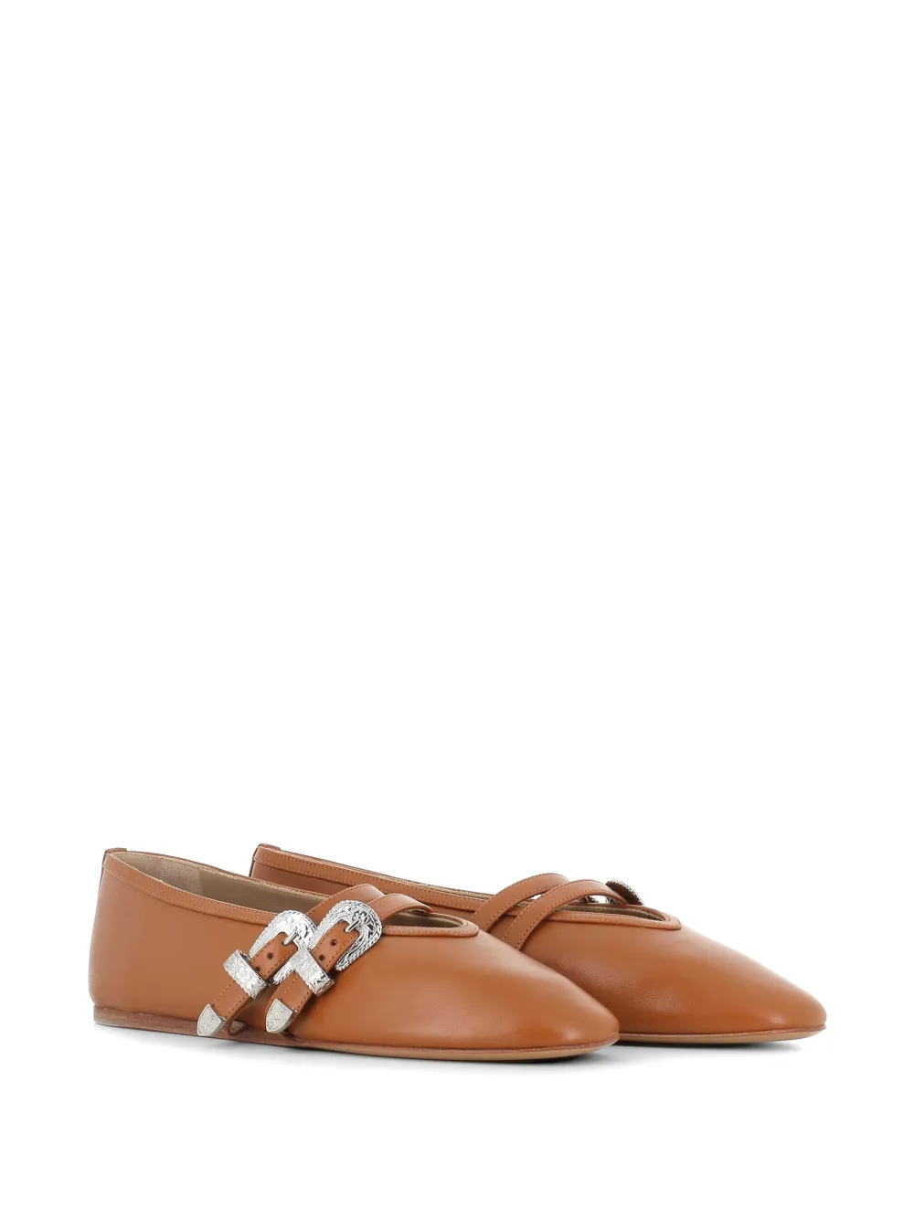 Le Monde Beryl buckle-strap ballet flats Bruin
