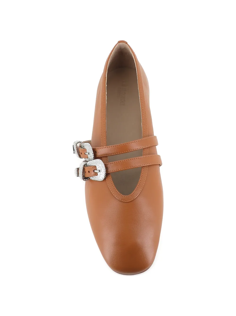 Le Monde Beryl buckle-strap ballet flats Bruin