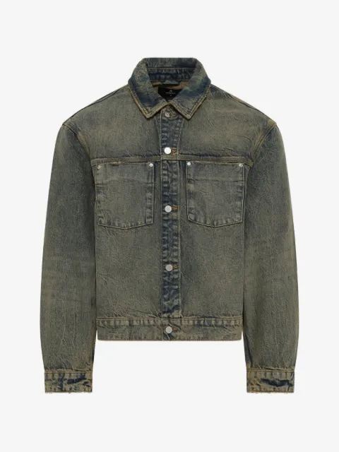 Represent chest-pocket denim jacket