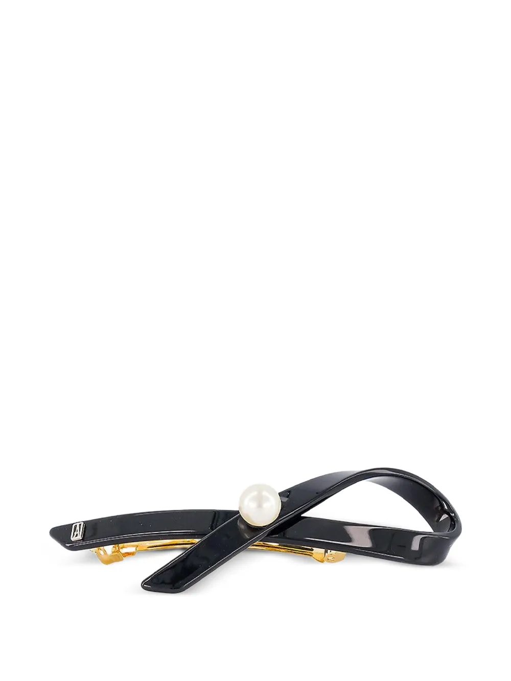 Alexandre de Paris Lutece faux-pearl barrette - Nero