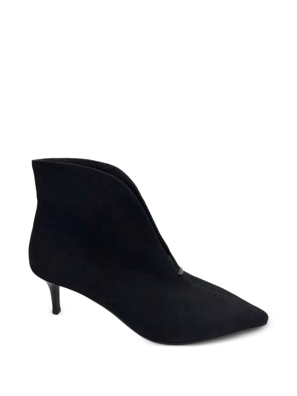 SERGIO MORETTI FIRENZE Pumps met puntige neus en V-detail Zwart