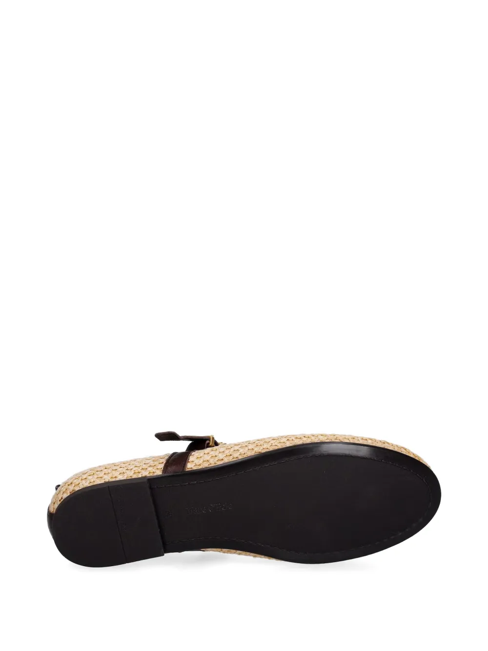 Marc O'Polo woven buckle-fastening ballet flats Beige