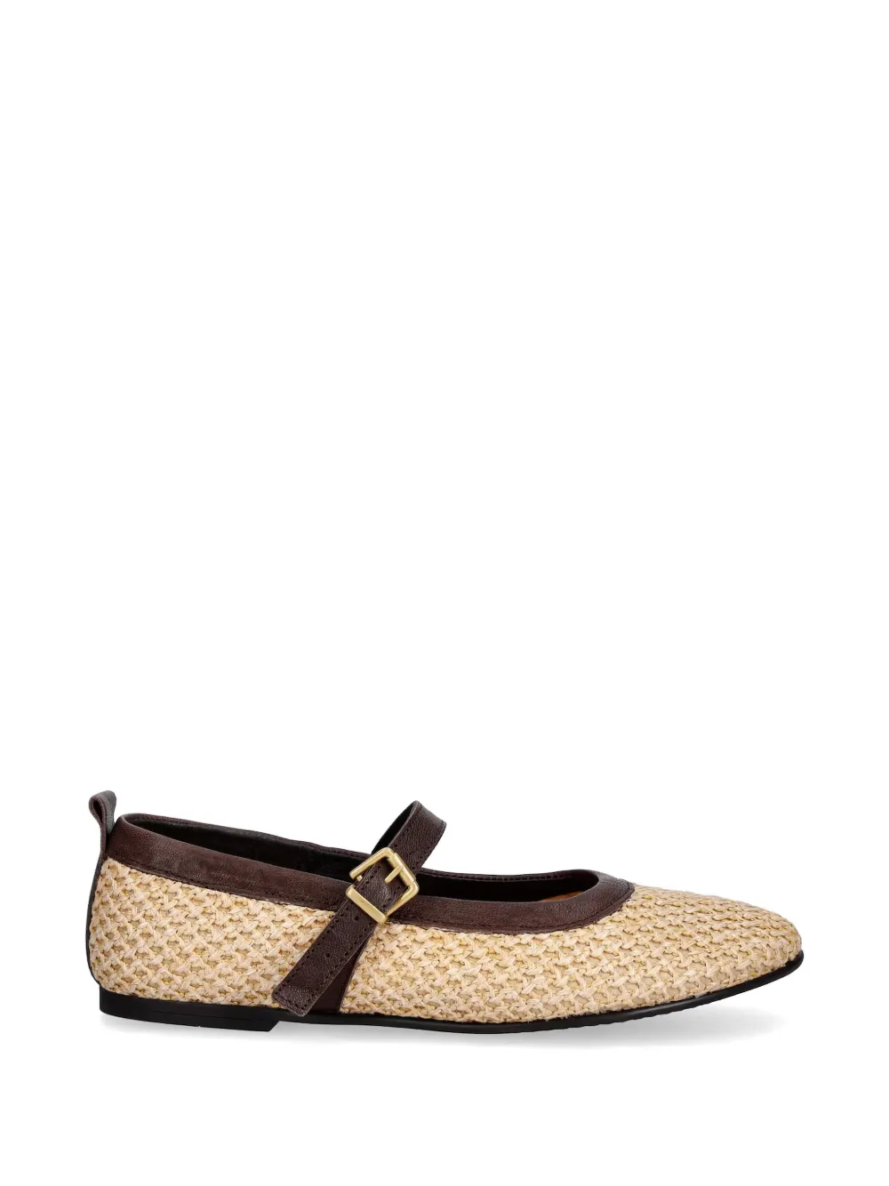 Marc O'Polo woven buckle-fastening ballet flats - Toni neutri