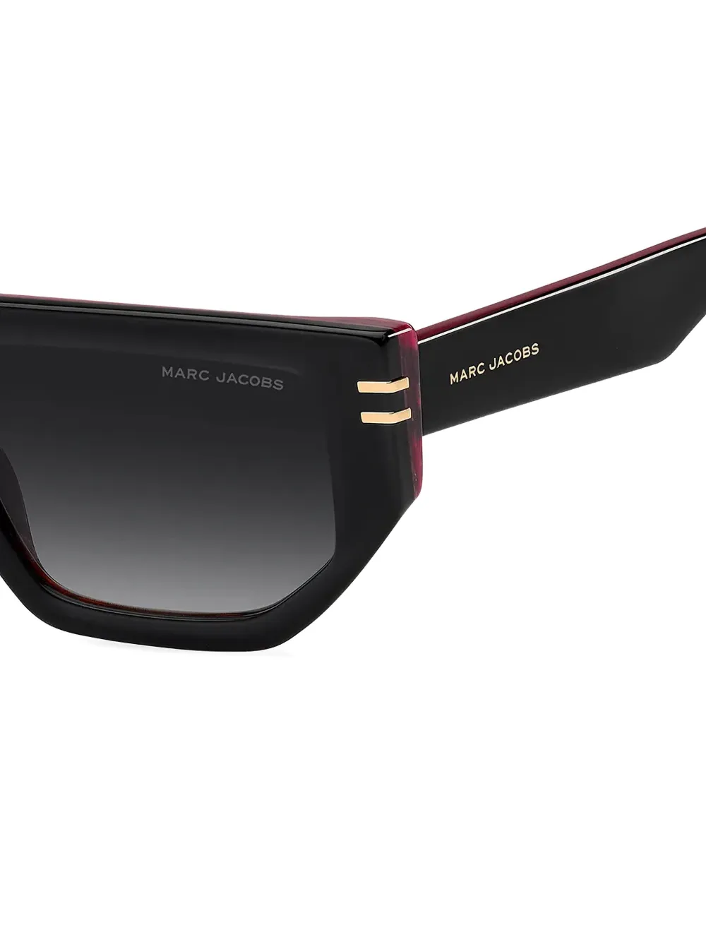 Marc Jacobs Eyewear Zonnebril met geometrisch montuur Zwart