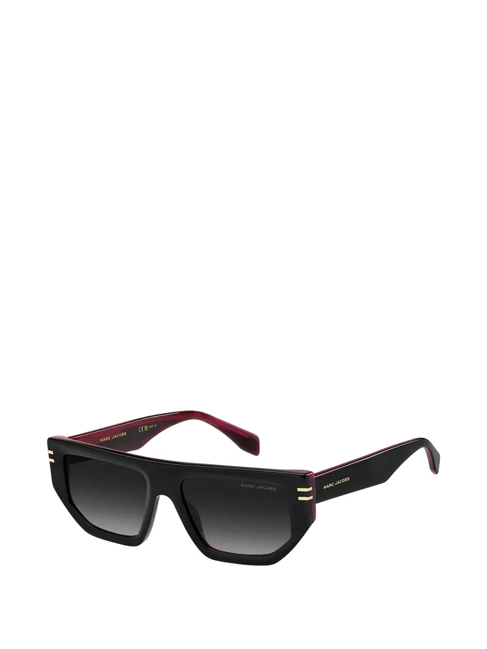 Marc Jacobs Eyewear Zonnebril met geometrisch montuur Zwart