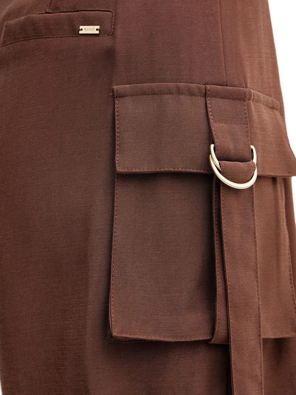 Gaudi Cargo shorts met omgeslagen pijpen Bruin