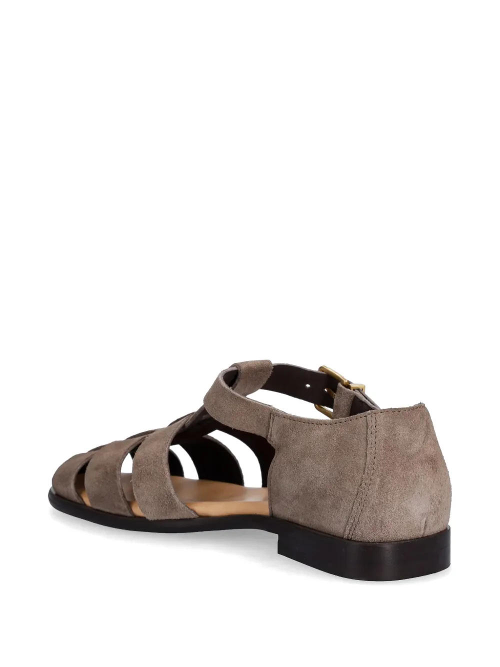 Marc O'Polo suede caged sandals Grijs