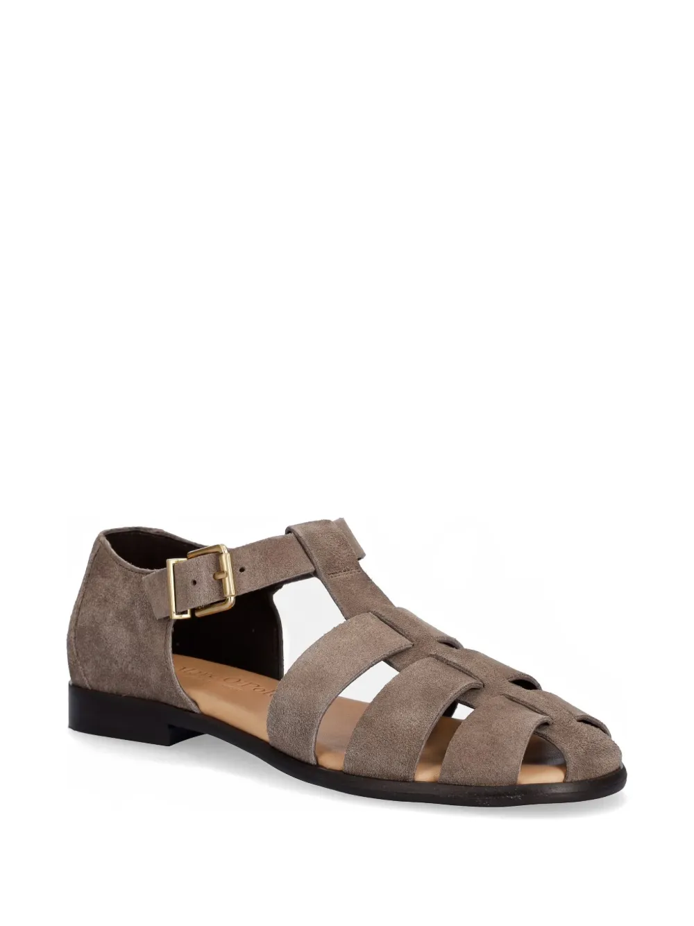 Marc O'Polo suede caged sandals Grijs