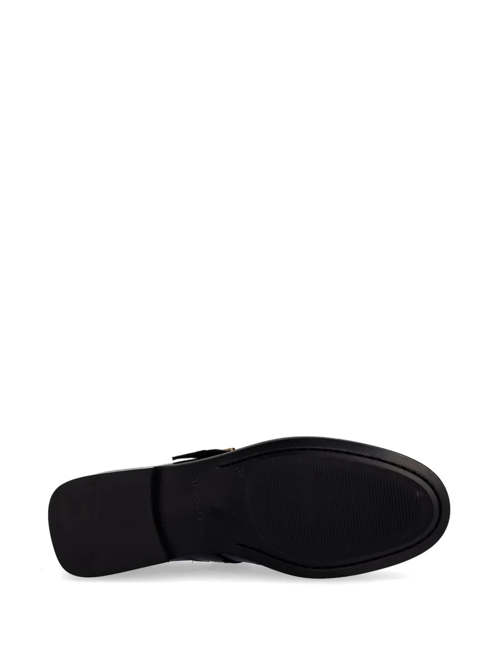 Marc O'Polo buckle-fastening leather loafers Zwart