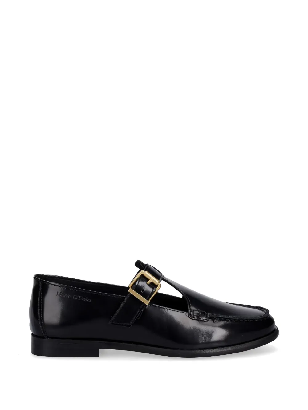 Marc O'Polo buckle-fastening leather loafers - Nero