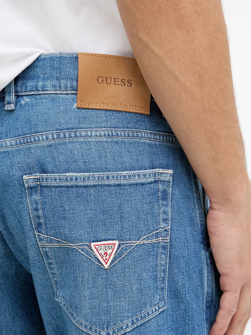 GUESS USA Straight jeans Blauw