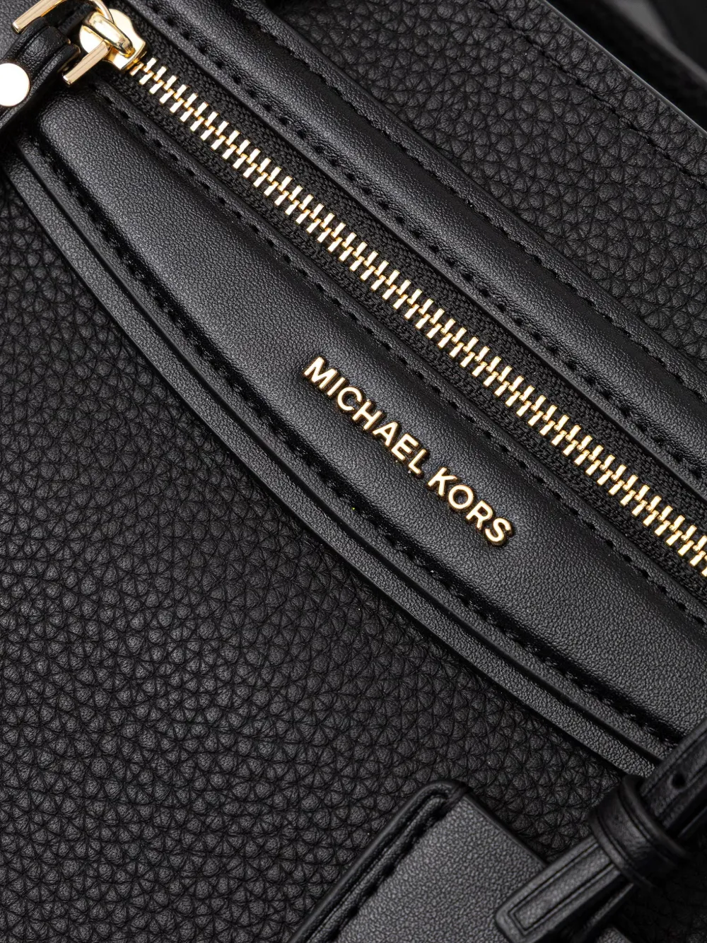Michael Kors Jet Set Travel leren shopper Zwart