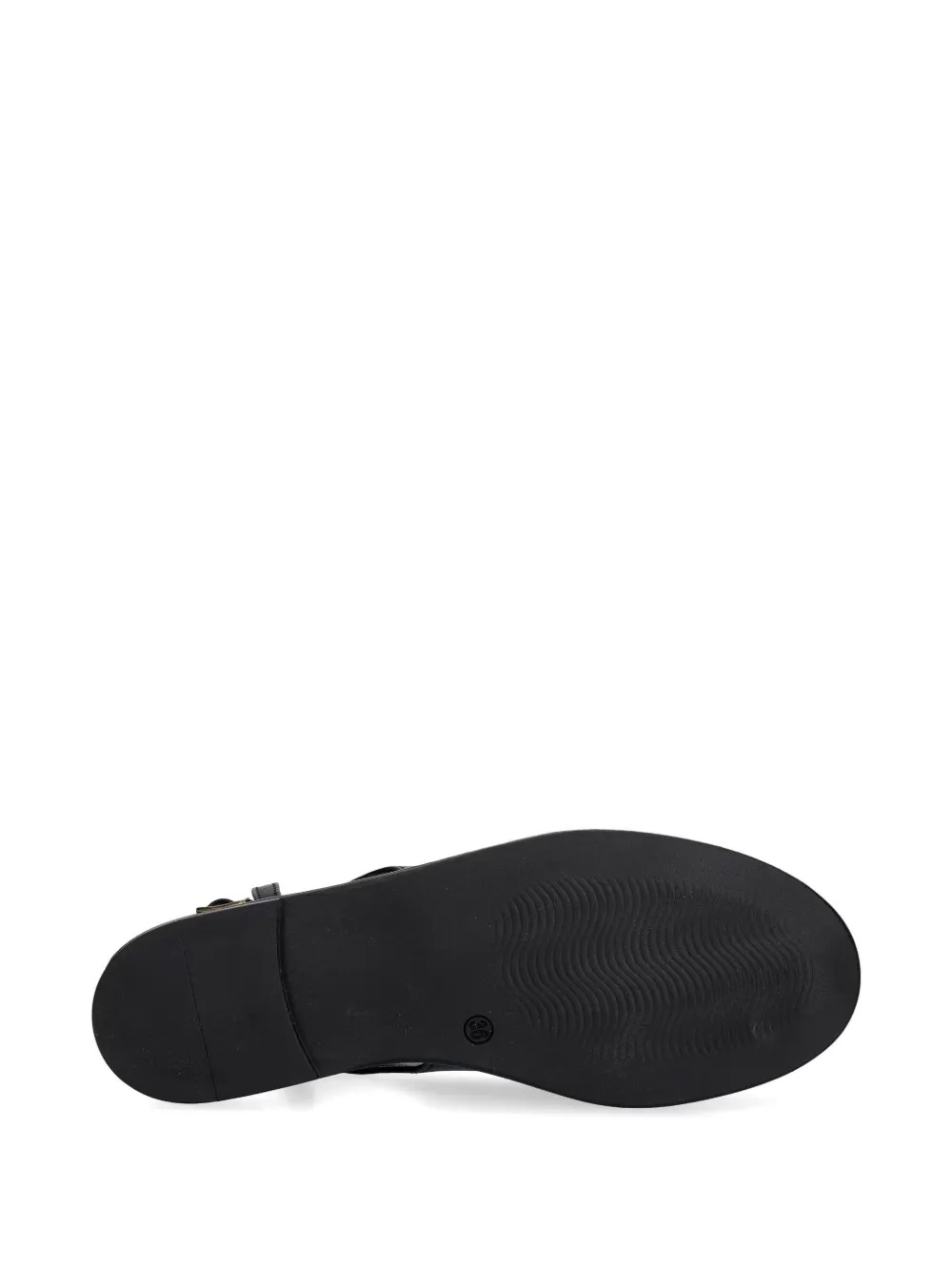 Marc O'Polo horsebit slingback loafers Zwart