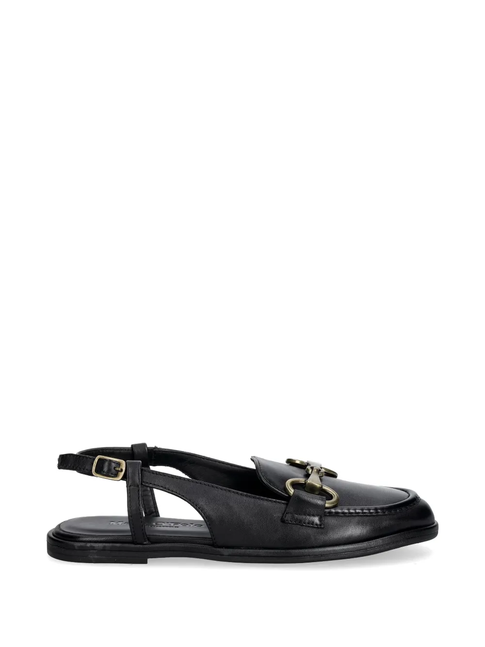 Marc O'Polo horsebit slingback loafers - Nero