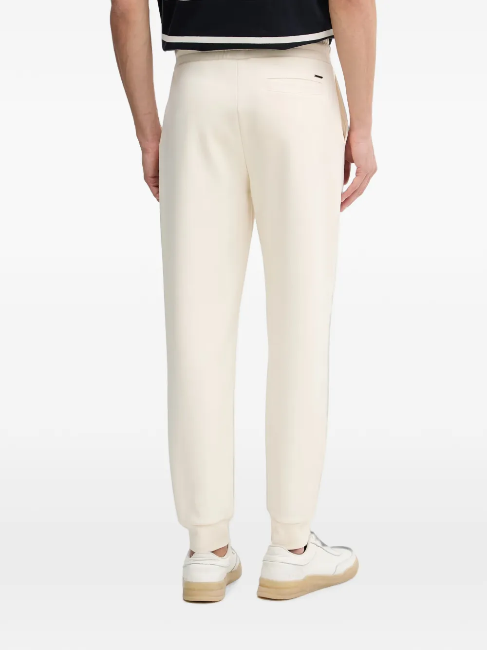 Gant Gesmockte trainingsbroek met trekkoord Beige