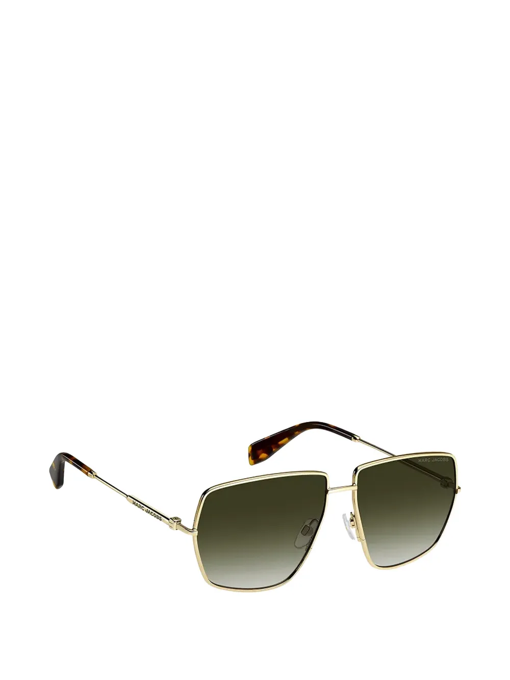 Marc Jacobs Eyewear Zonnebril met geometrisch montuur Goud