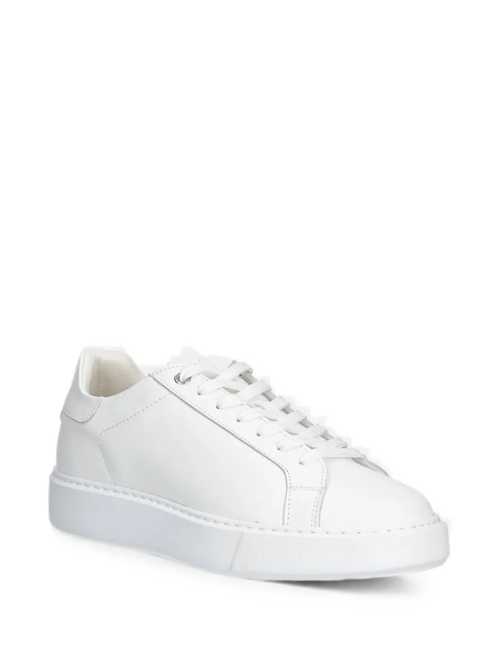 Marc O'Polo lace-up leather sneakers Wit