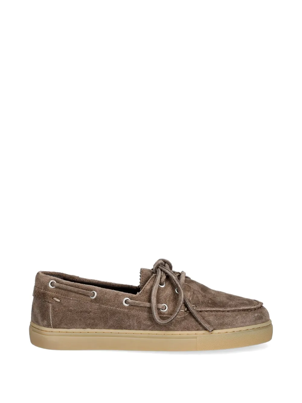Marc O'Polo lace-up suede loafers - Marrone