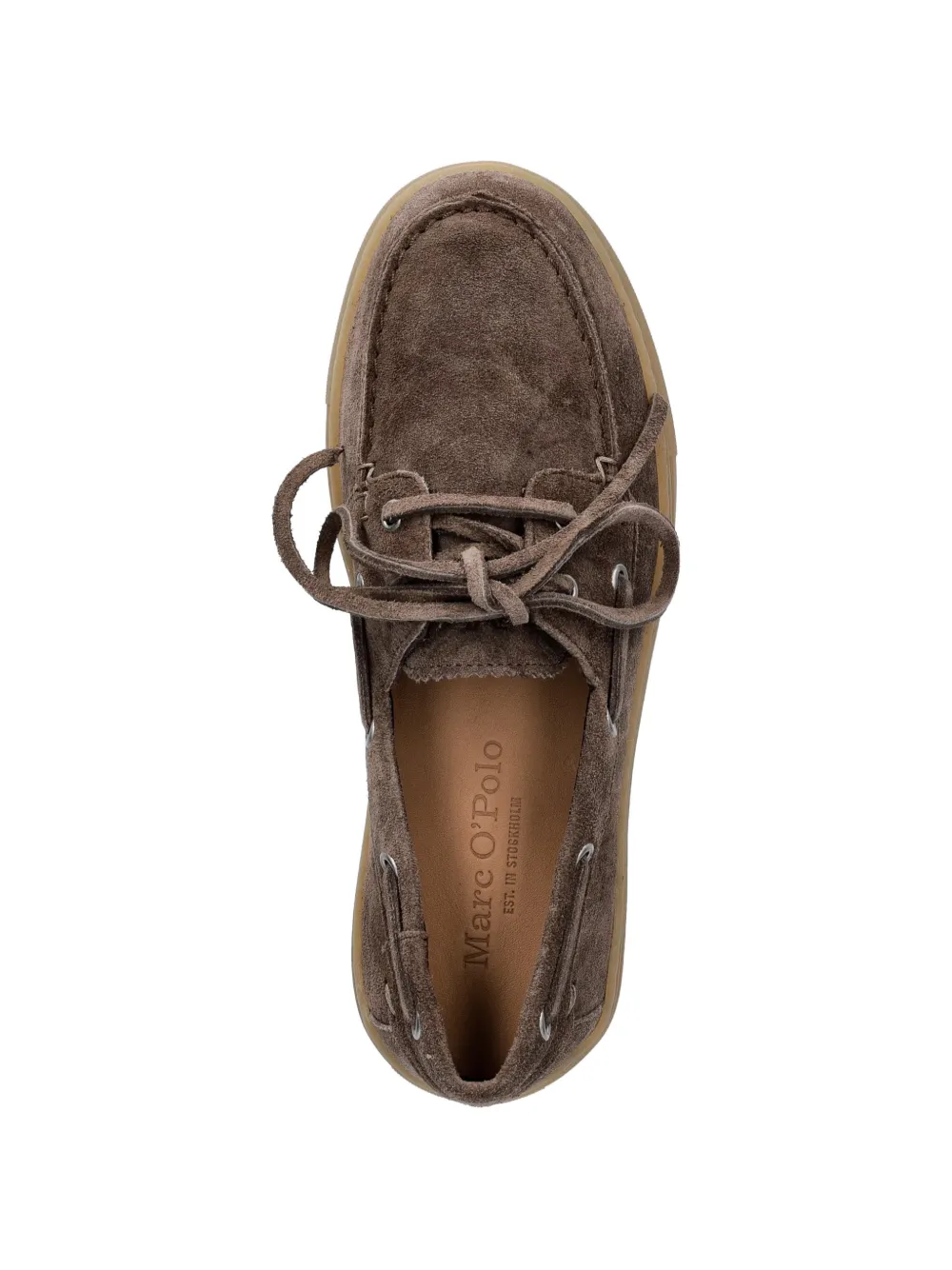 Marc O'Polo lace-up suede loafers Bruin