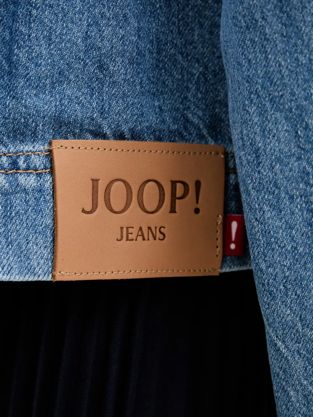 Joop! Inoa denim jack met knopen Blauw