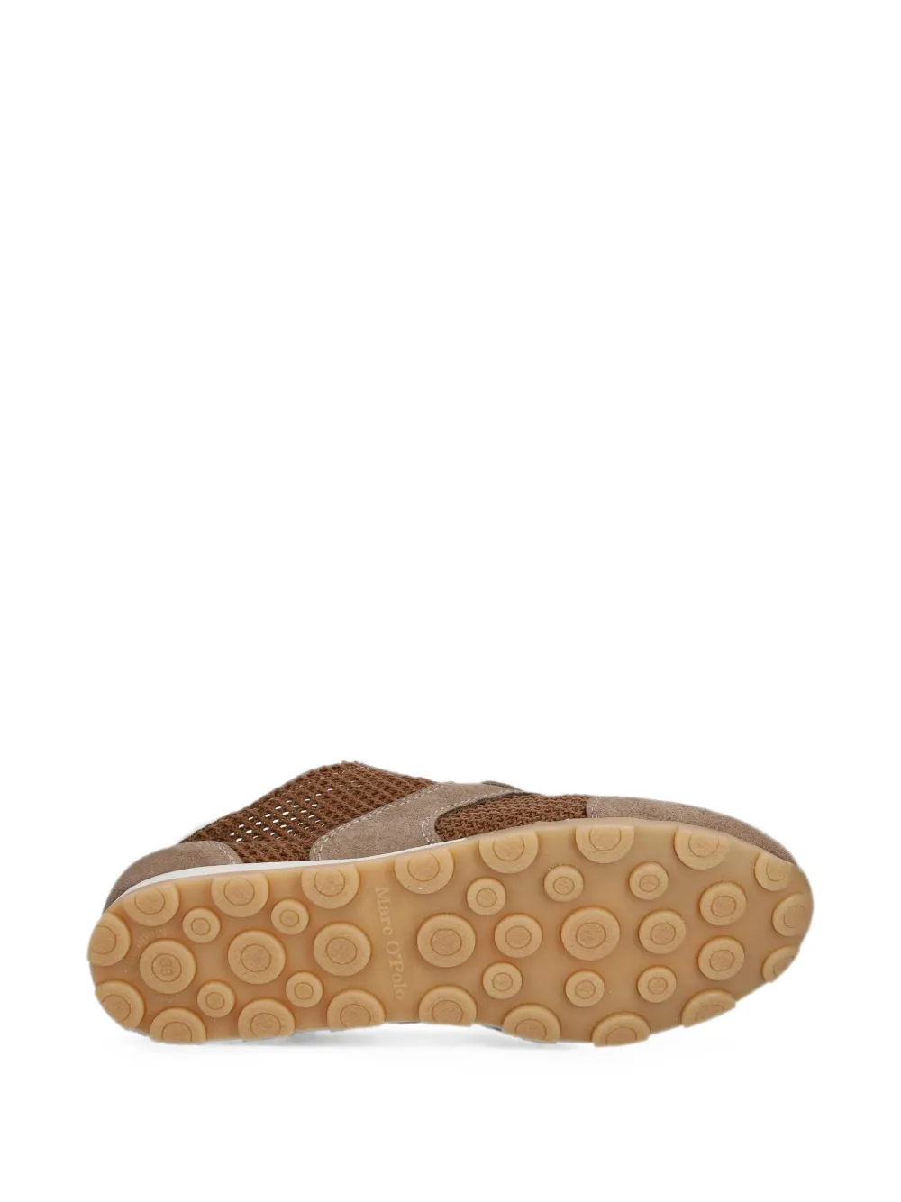 Marc O'Polo suede-panelled mesh sneakers Bruin
