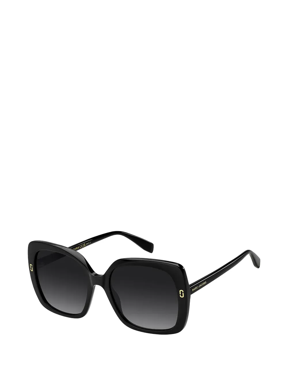 Marc Jacobs Eyewear J Marc zonnebril met vierkant montuur Zwart