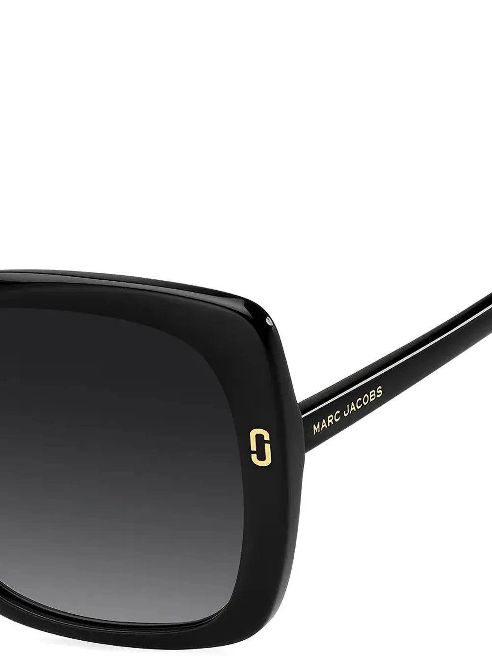 Marc Jacobs Eyewear J Marc zonnebril met vierkant montuur Zwart