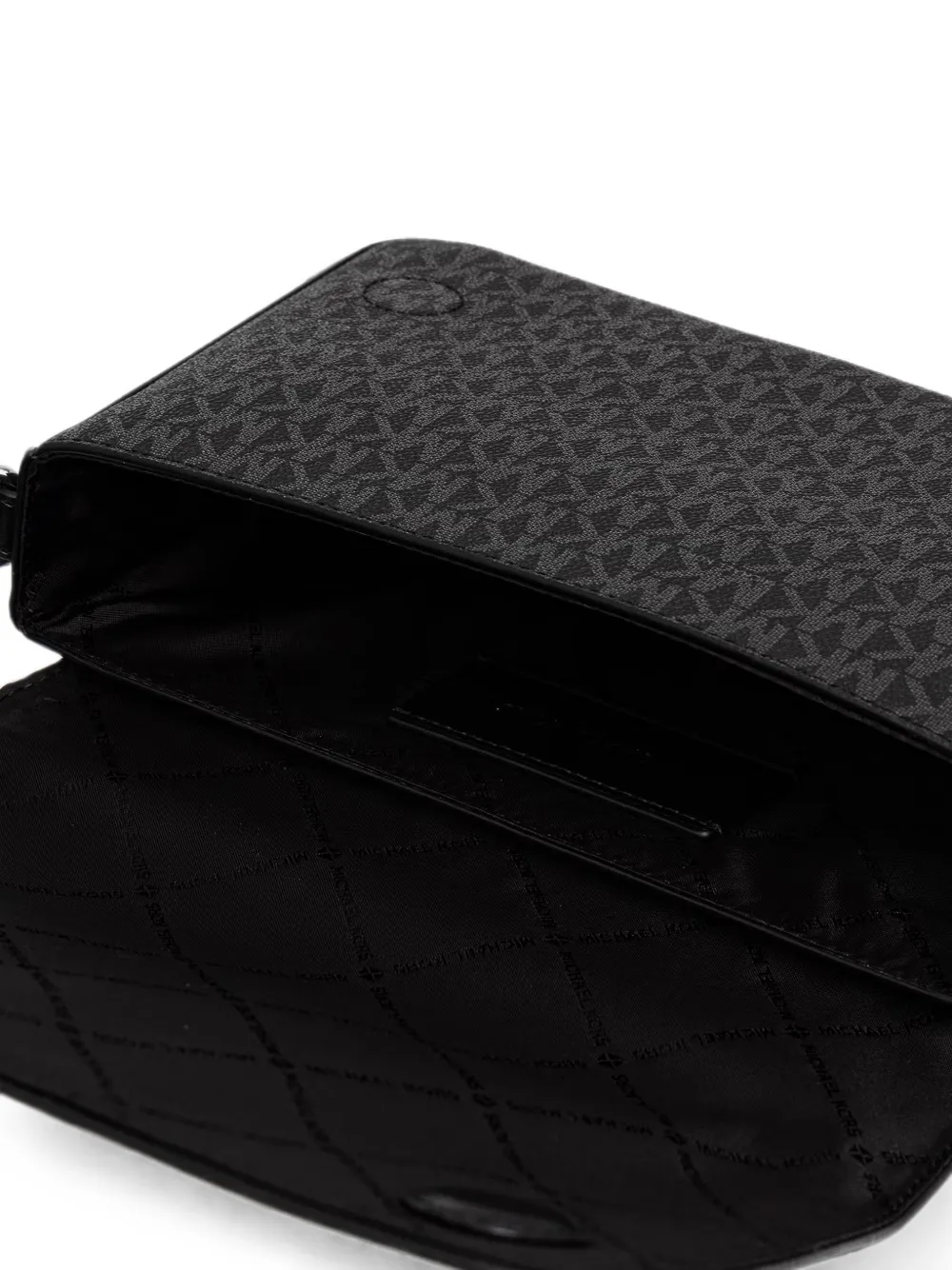 Michael Kors Hudson messengertas met monogramprint Zwart