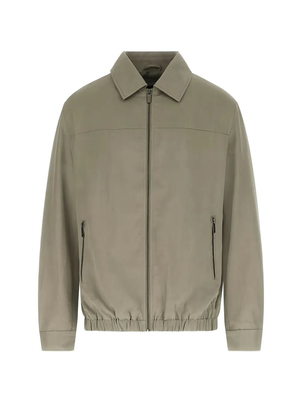 GUESS USA zip-up collared jacket - Grün
