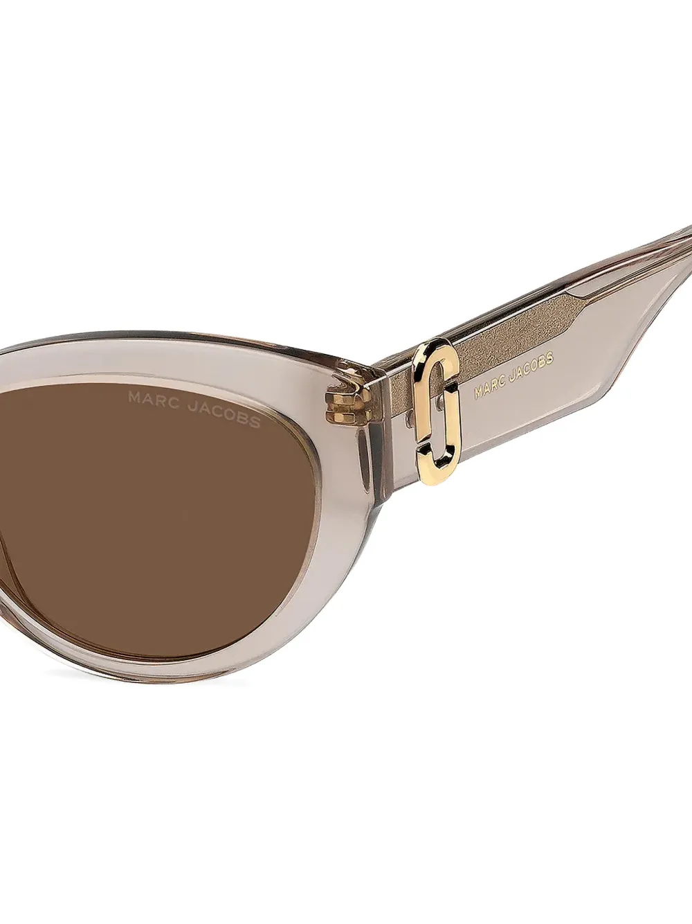 Marc Jacobs Eyewear J Marc zonnebril met cat-eye montuur Beige