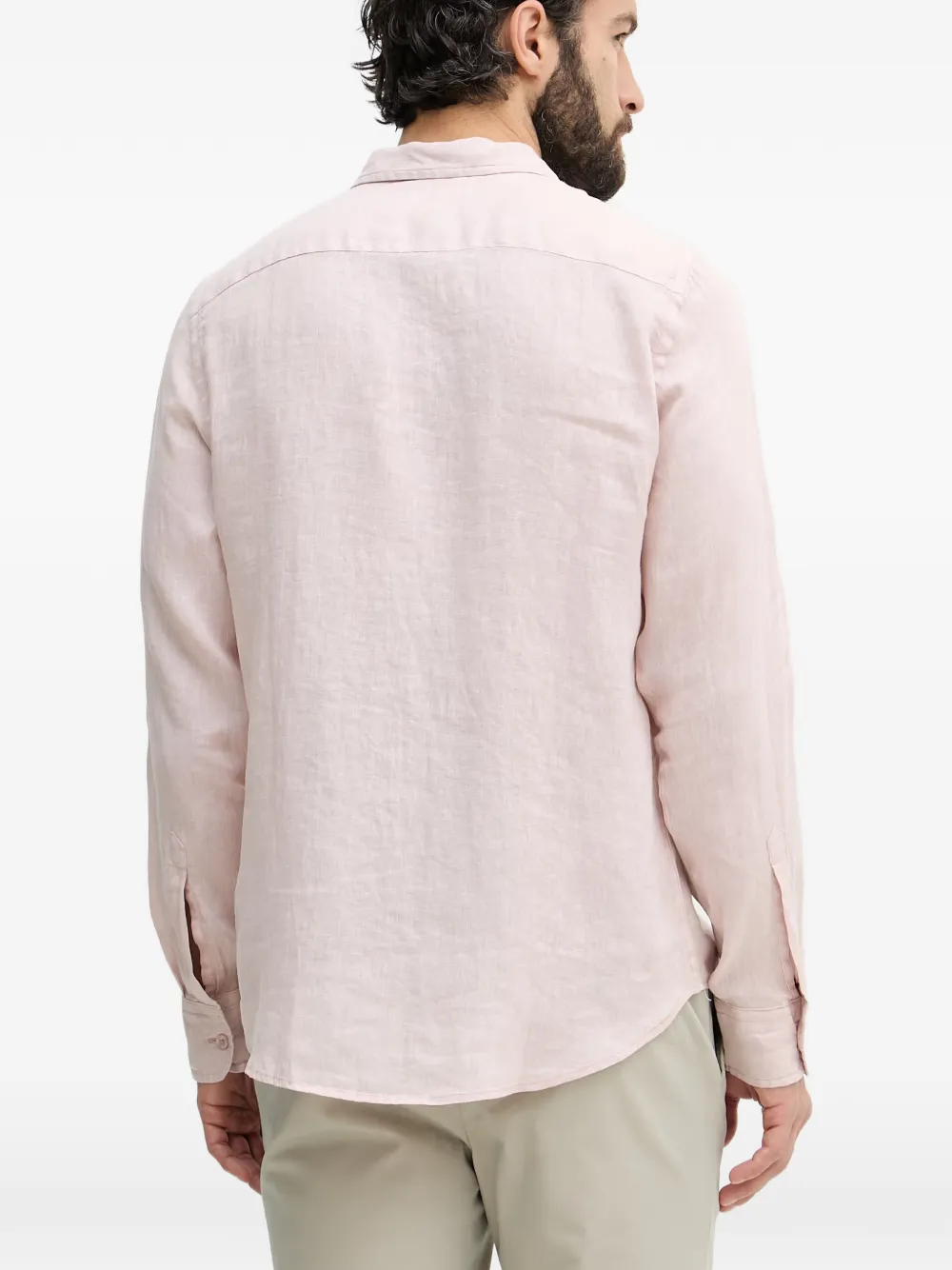 GUESS USA Overhemd met geborduurd logo Roze