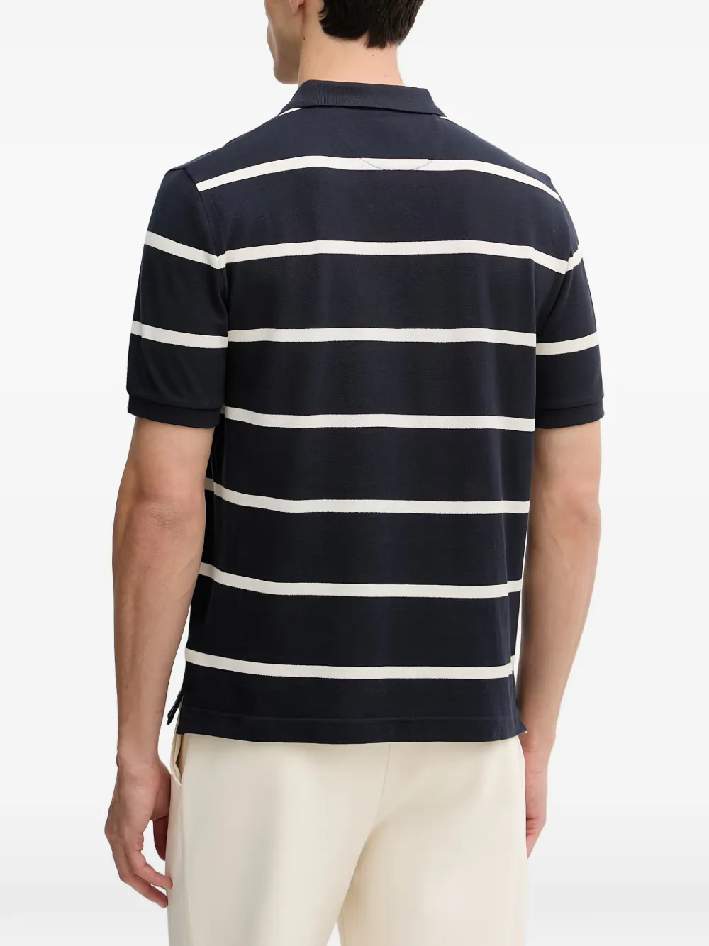 Gant Gestreept poloshirt Blauw