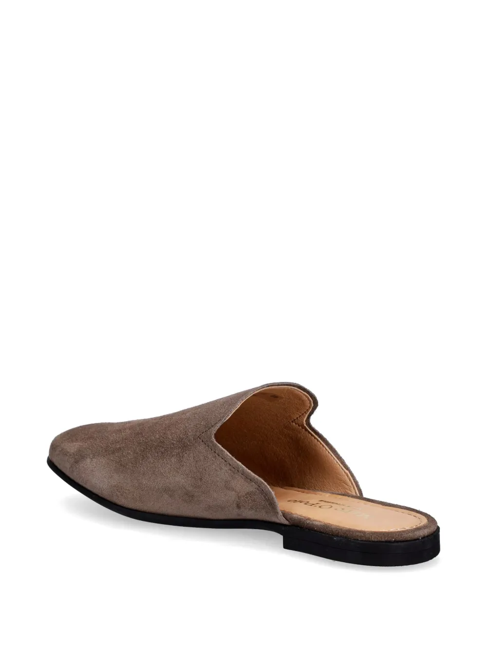 Marc O'Polo logo-print suede slides Bruin