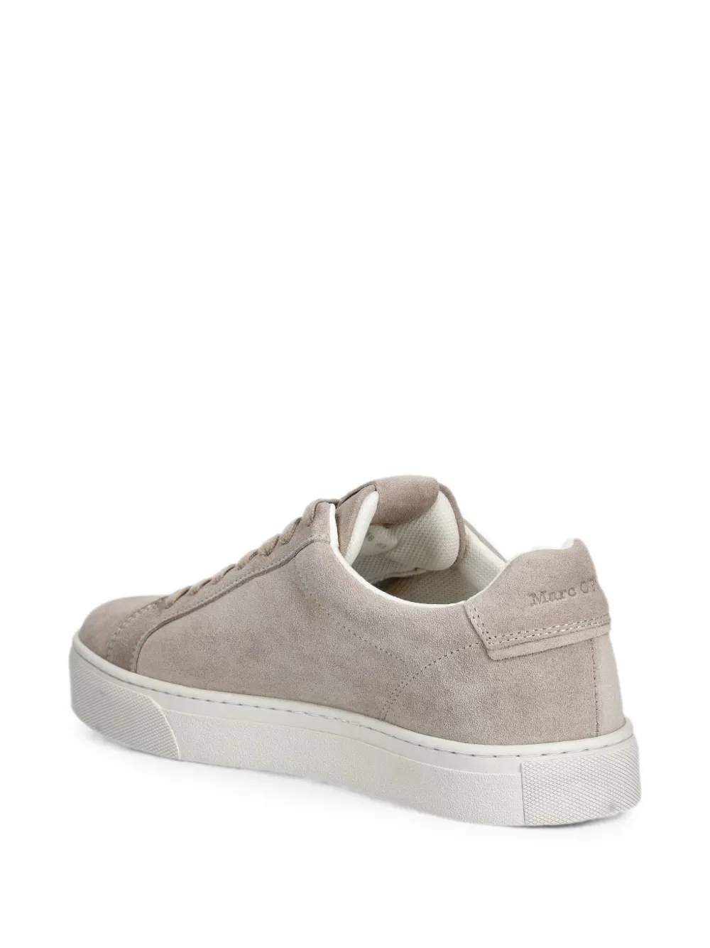 Marc O'Polo suede lace-up sneakers Beige