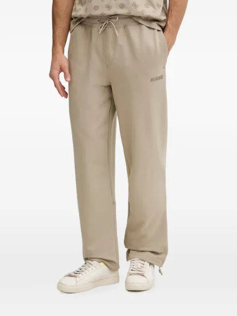 GUESS USA drawstring-waist logo-patch track pants