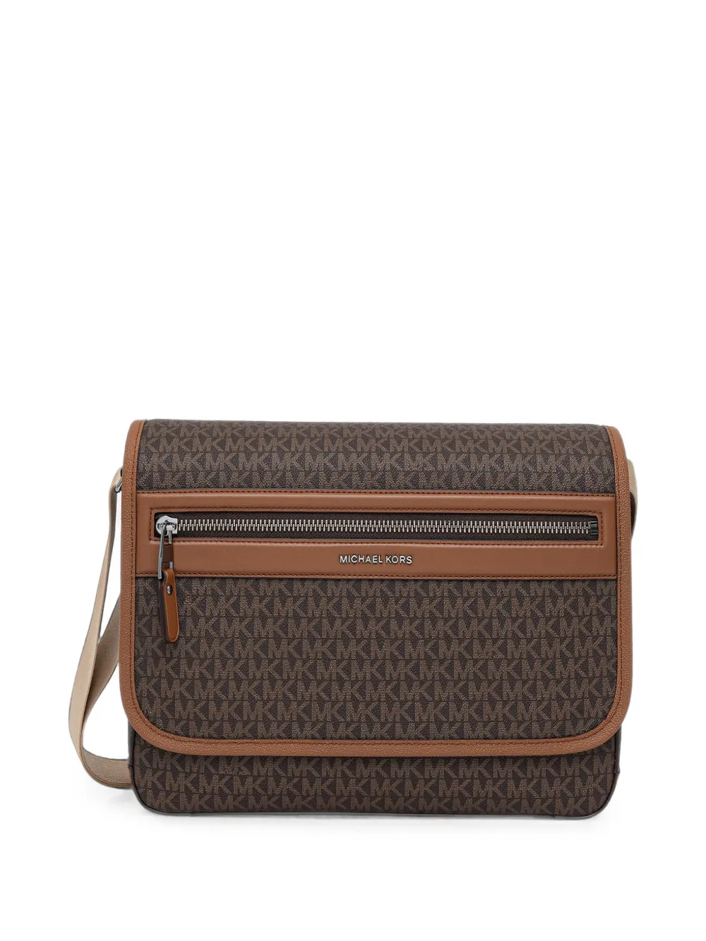 Michael Kors Messengertas met monogramprint Bruin