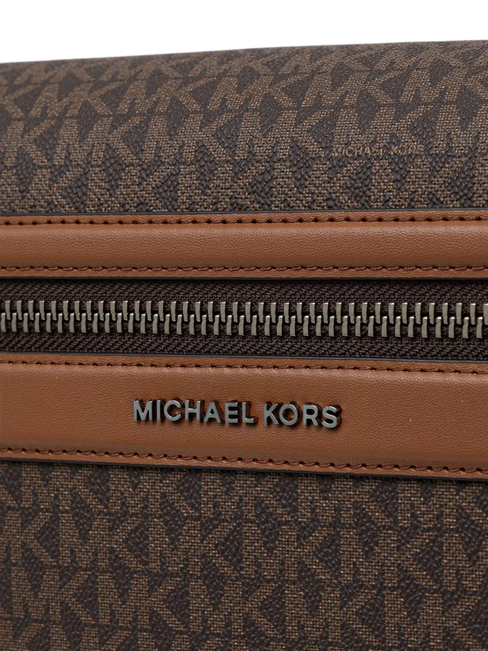 Michael Kors Messengertas met monogramprint Bruin