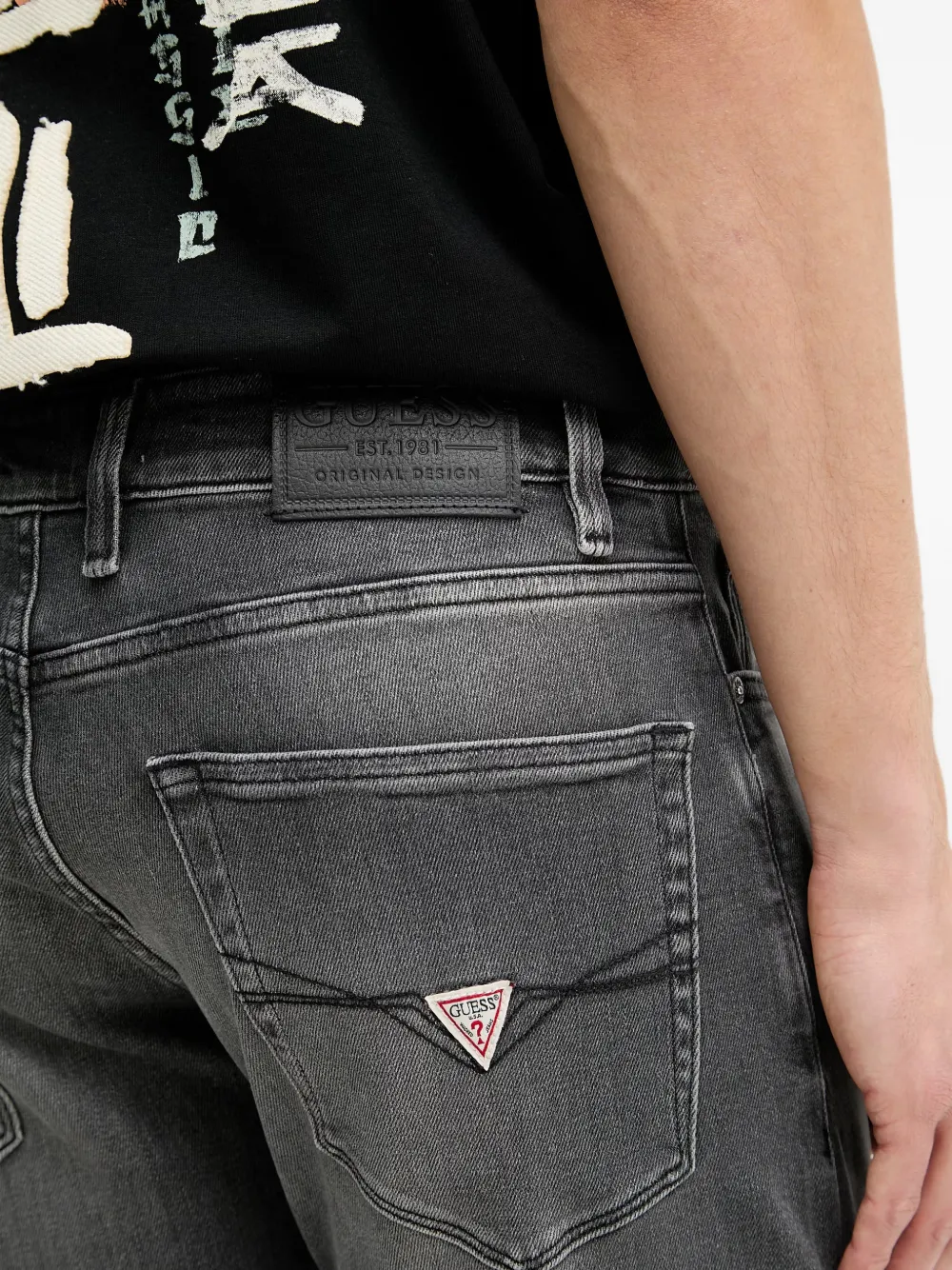 GUESS USA Angel skinny jeans Grijs