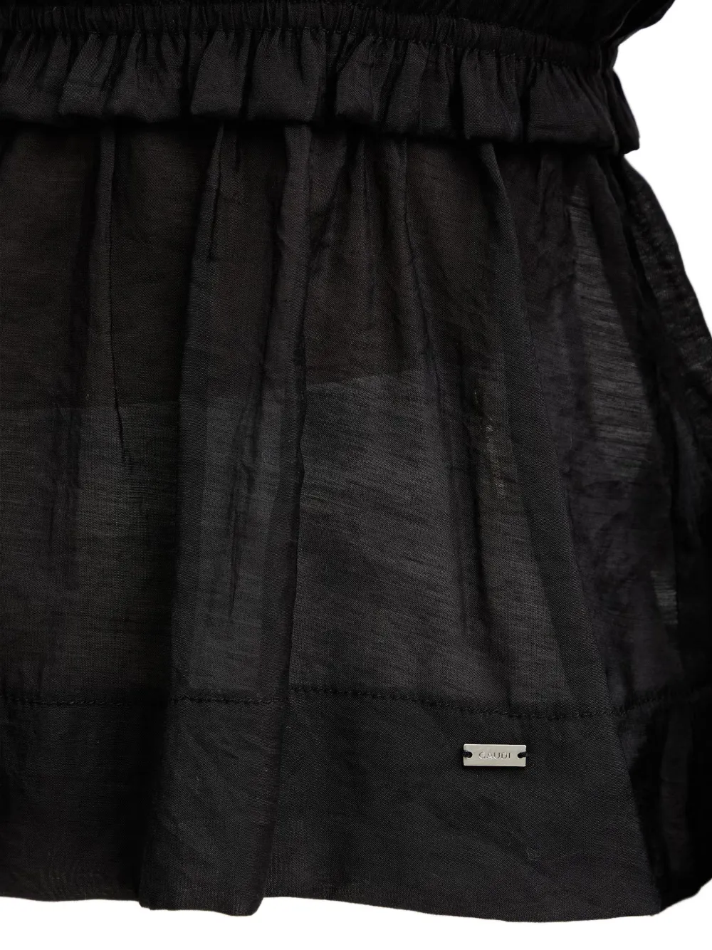 Gaudi Blouse met ruches Zwart
