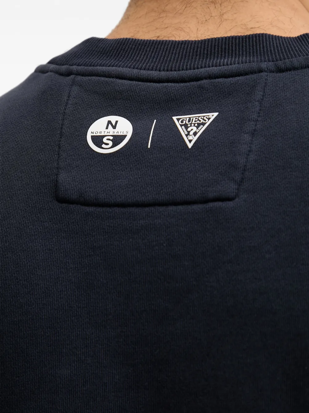 GUESS USA Sweater met logoprint Blauw