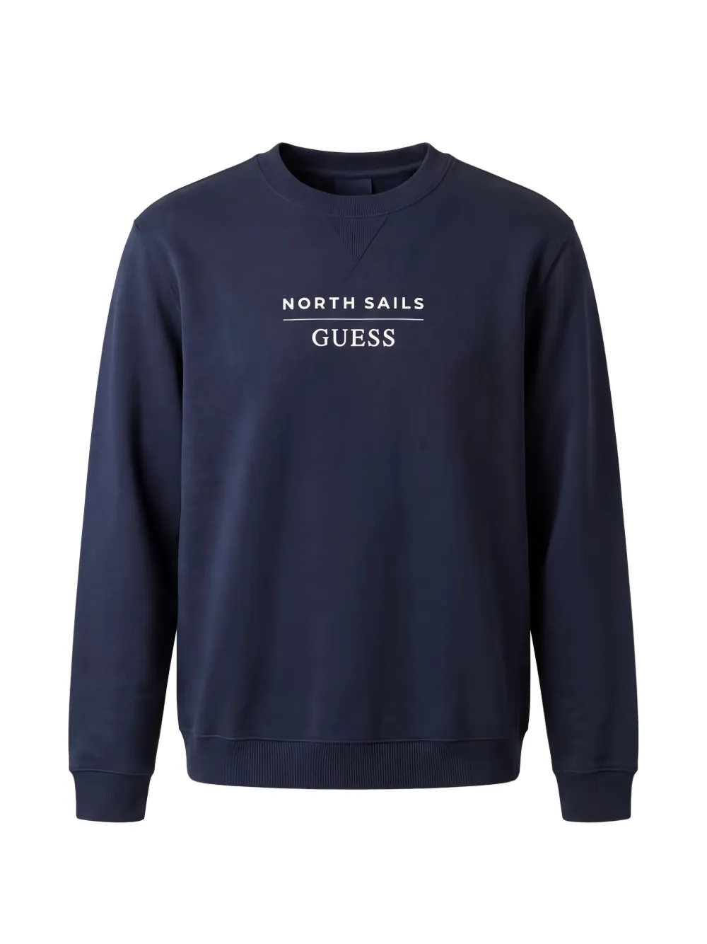 GUESS USA logo-print sweatshirt - Blau
