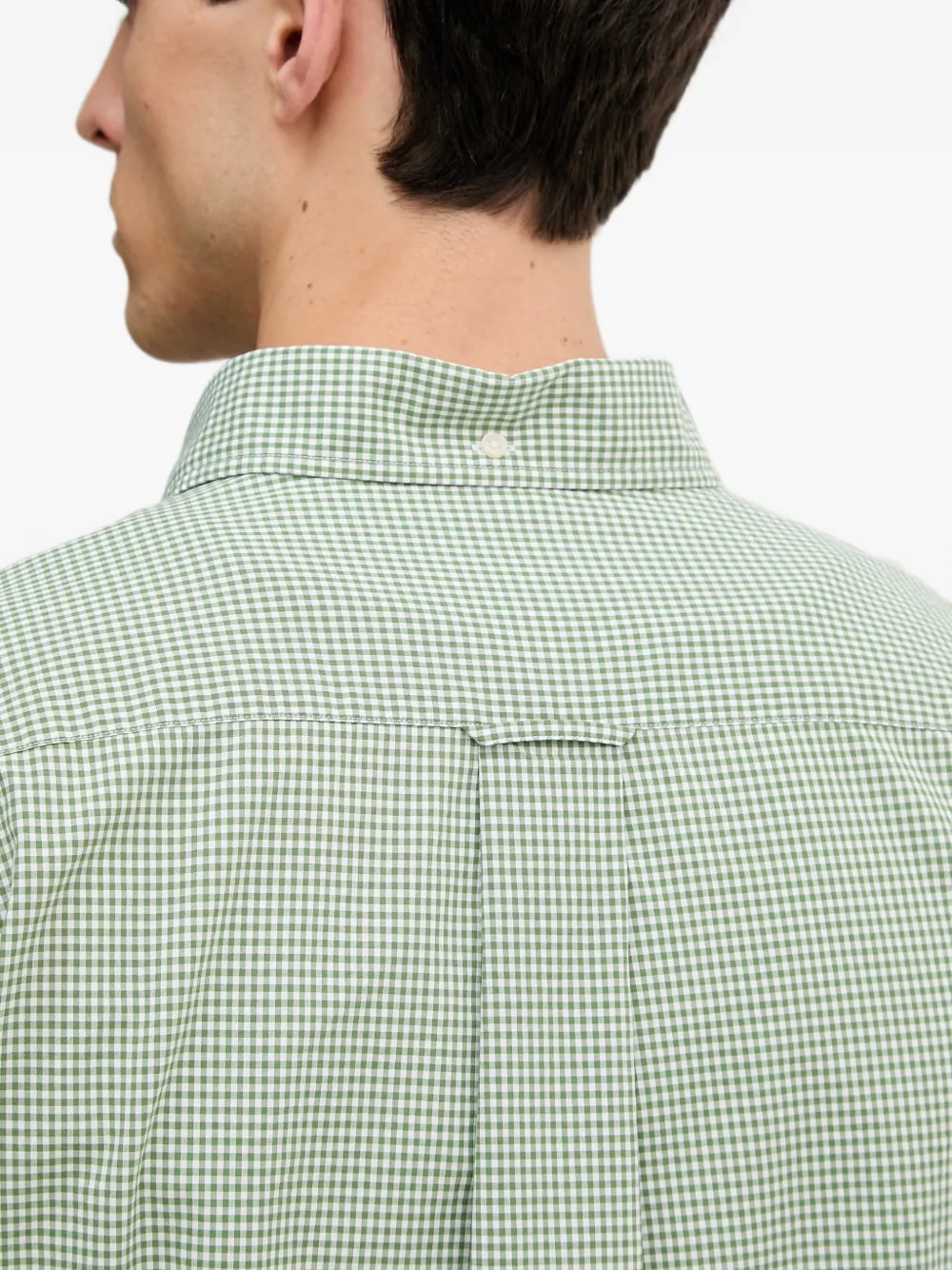 Gant gingham-check button-down shirt Groen