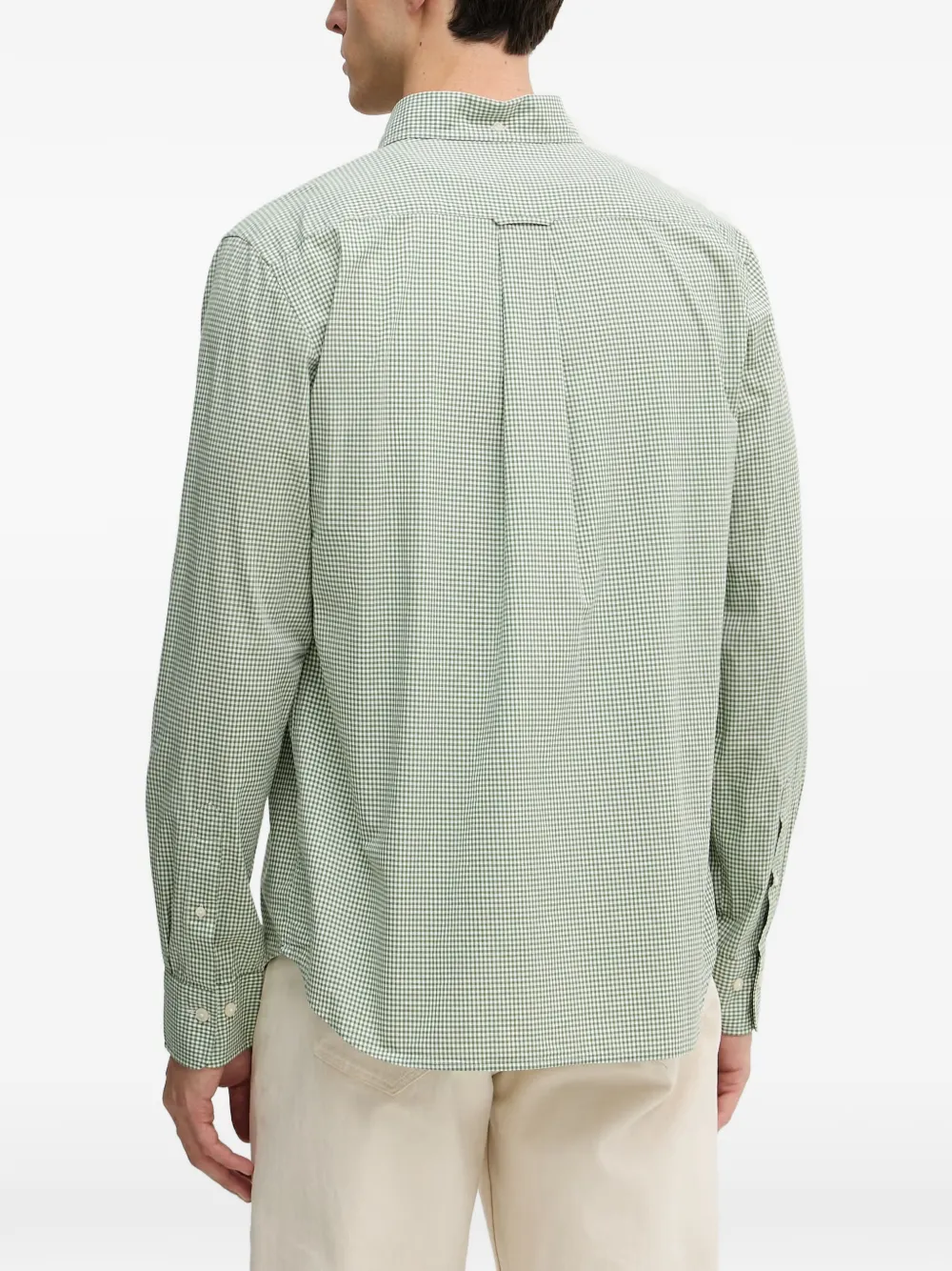 Gant gingham-check button-down shirt Groen
